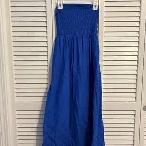 Old Navy Blue Smocked Dress